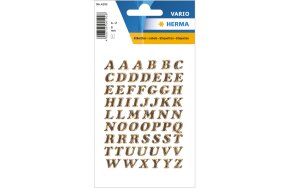 HERMA STICKERS LETTERS GOLD N.4192